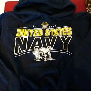 US Navy hoodie dark blue